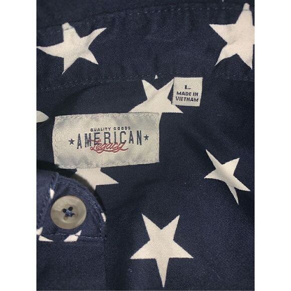 Bass Pro American Legacy men’s button down short sleeve shirt - Picture 3 of 3